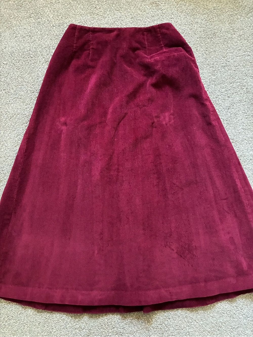 Vintage Corduroy Maxi Skirt (10)
